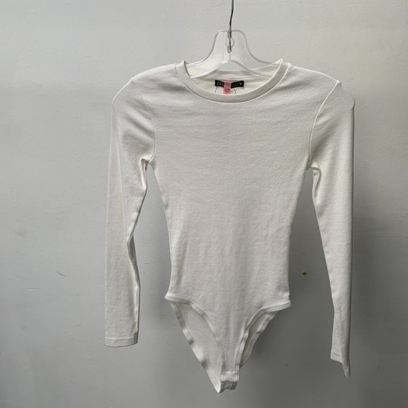 ZARA ribbed long sleeve bodysuit - Picture 4 of 14